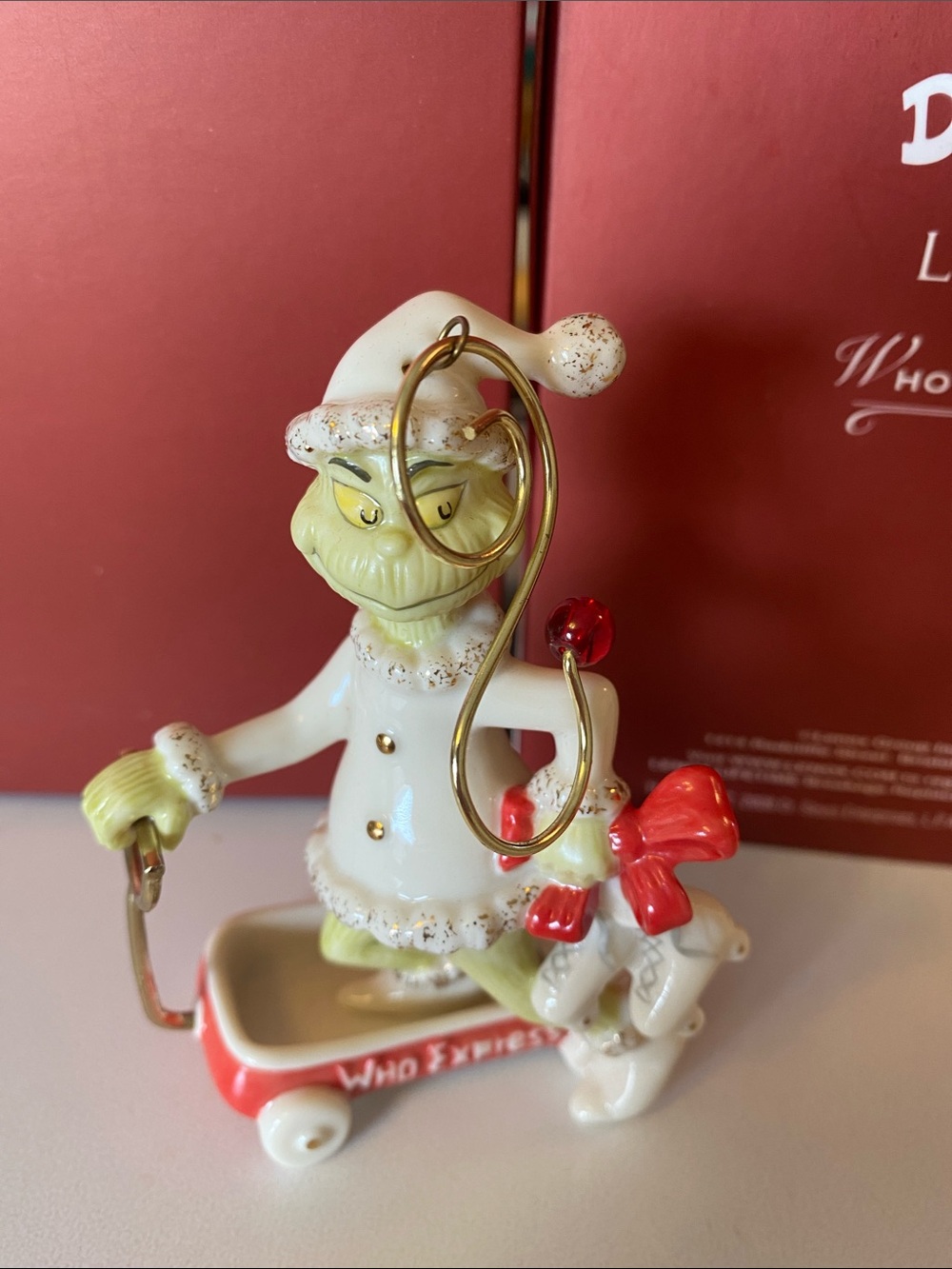 LENOX The Grinch Who Express Ornament